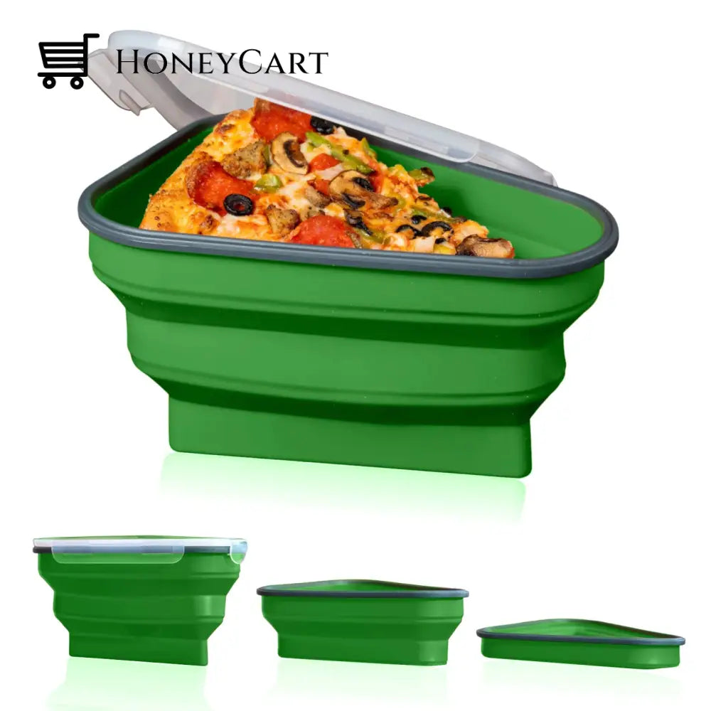 Pizza Pack | Collapsible Container Green Storage