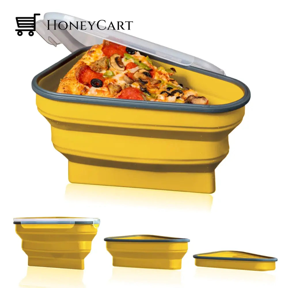 Pizza Pack | Collapsible Container Yellow Storage