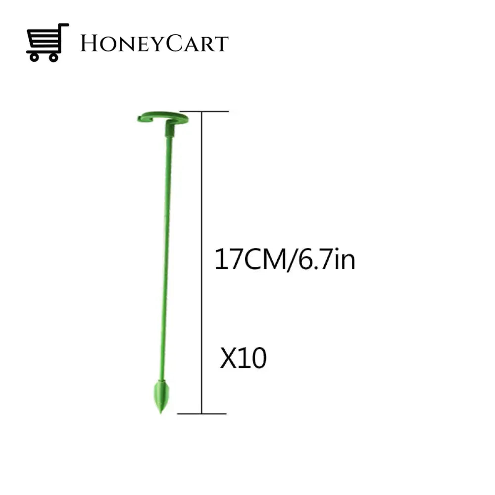 Plant Support Stake 17Cm/6.7In (10 Pcs)