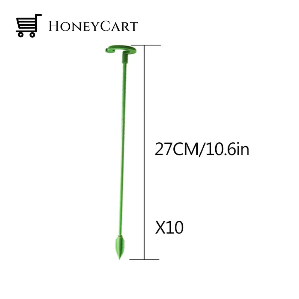 Plant Support Stake 27Cm/10.7In (10 Pcs)