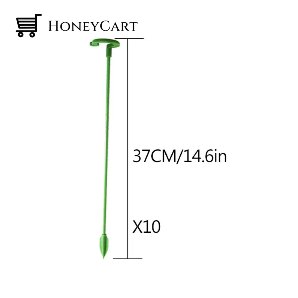 Plant Support Stake 37Cm/14.6In (10 Pcs)