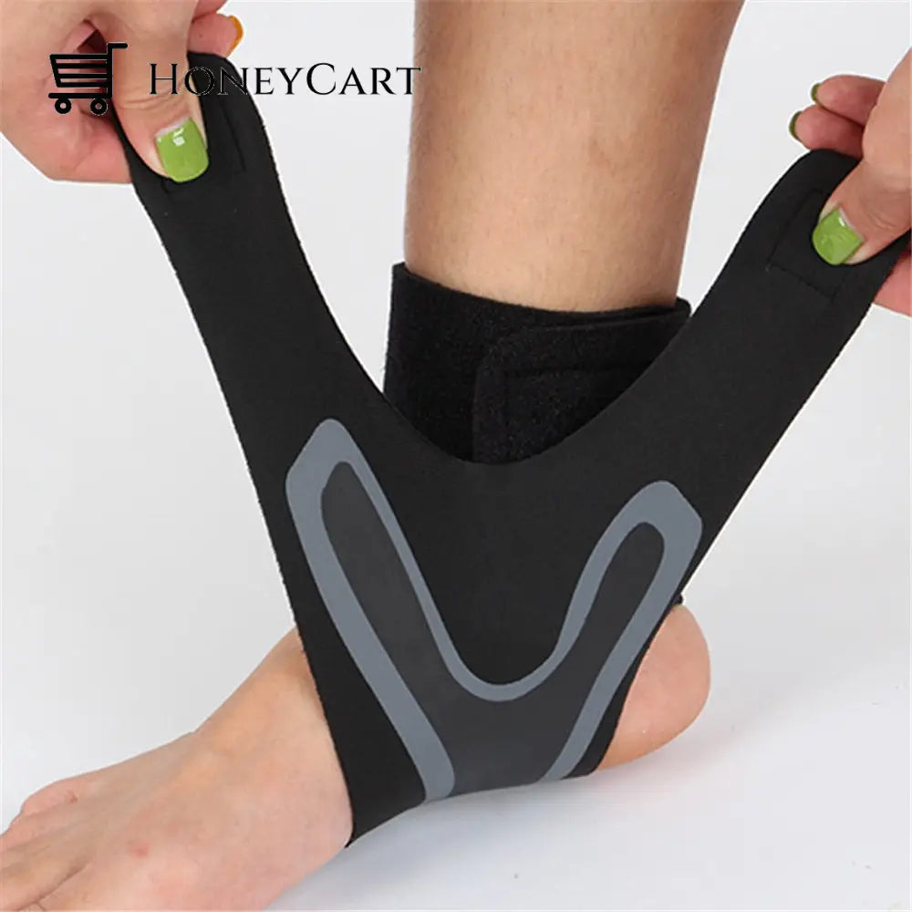 Plantar Ankle X Wrap Brace Support Compression Sleeve