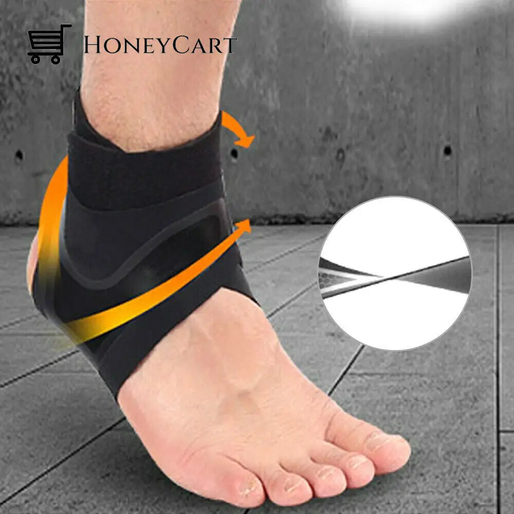 Plantar Ankle X Wrap Brace Support Compression Sleeve