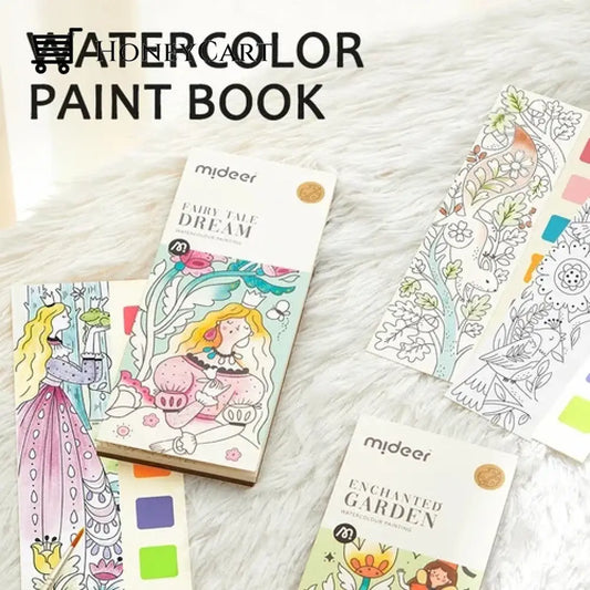 Pocket Watercolor Painting Book Fairy Tale Dream Tool