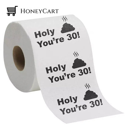 Poop Happy Birthday Printed Roll Paper