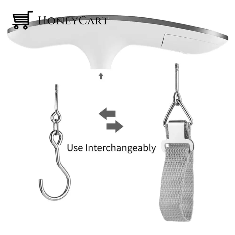 Portable Electronic Hook Scale With Strong Nylon Strap
