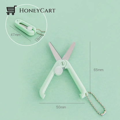 Portable Folding Scissors Plastic