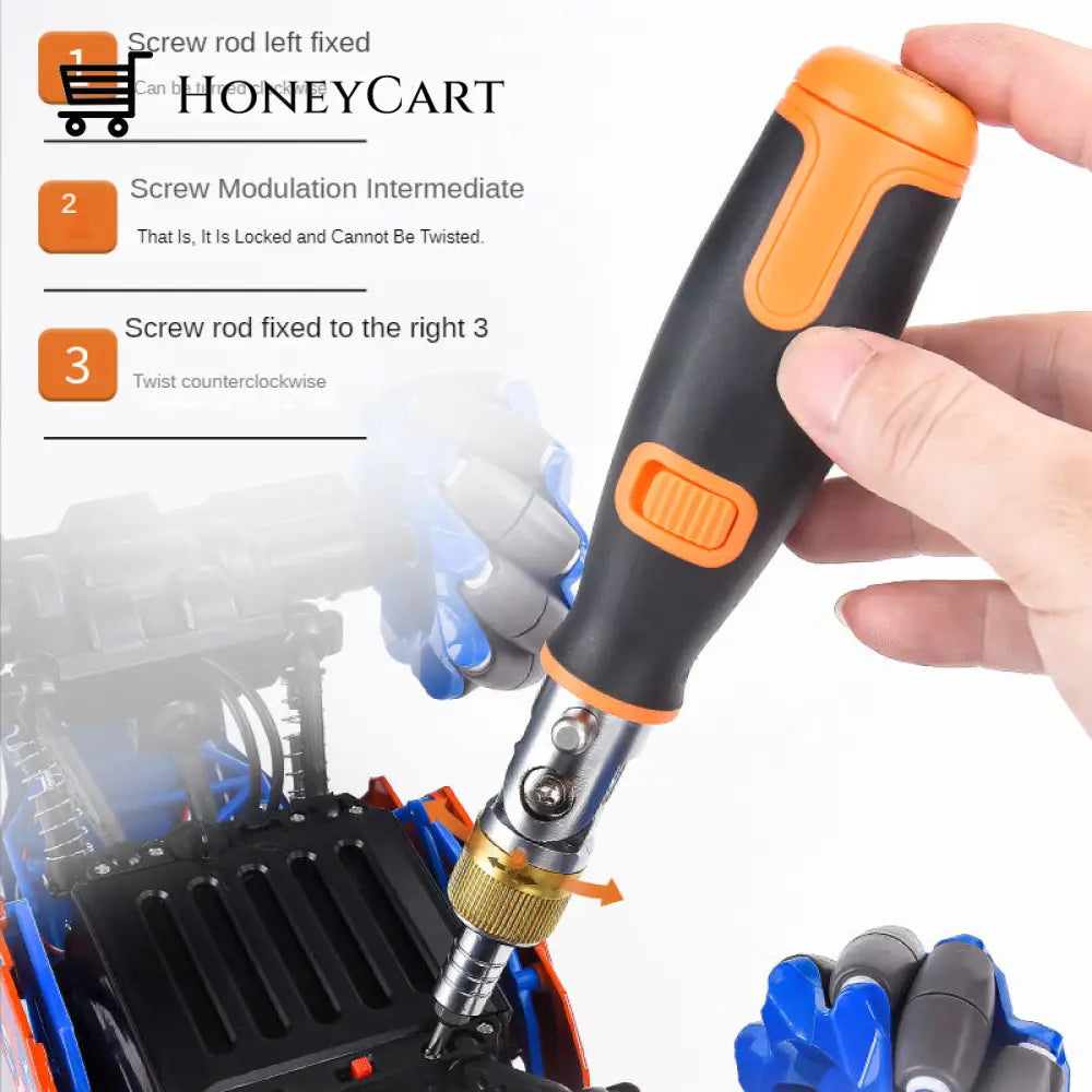 Portable Hidden Rotation Screwdriver 10 In 1 Tool