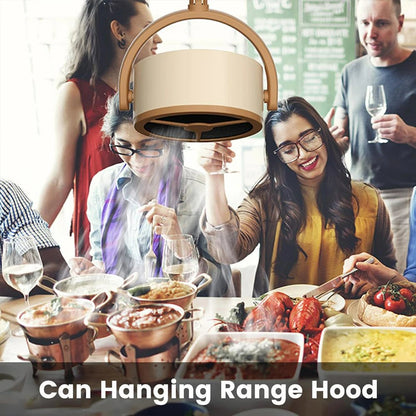 Portable Kitchen Range Hood - Adjustable Angle Portable Cooker Hood for Home, Kitchen, Camping, BBQ, and Hot Pot