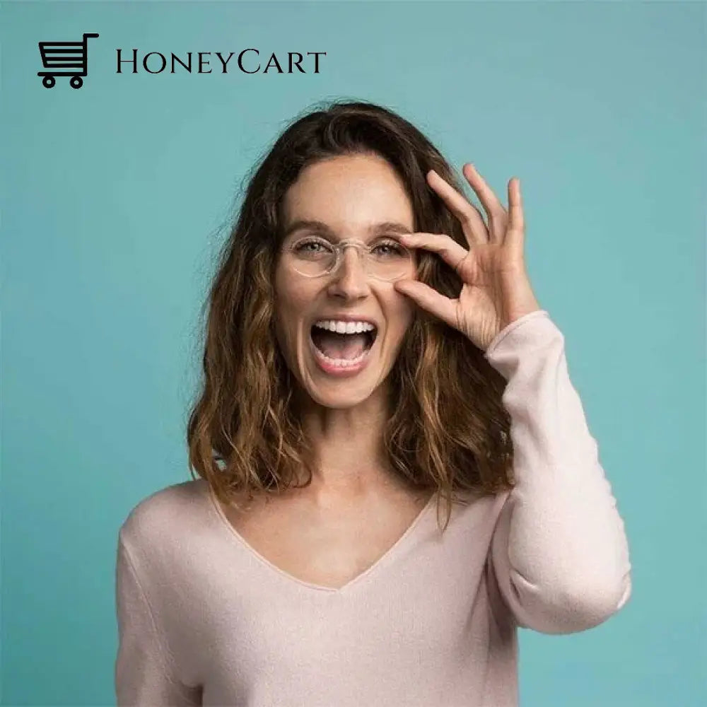 Portable Mini Nose Clip Reading Glasses
