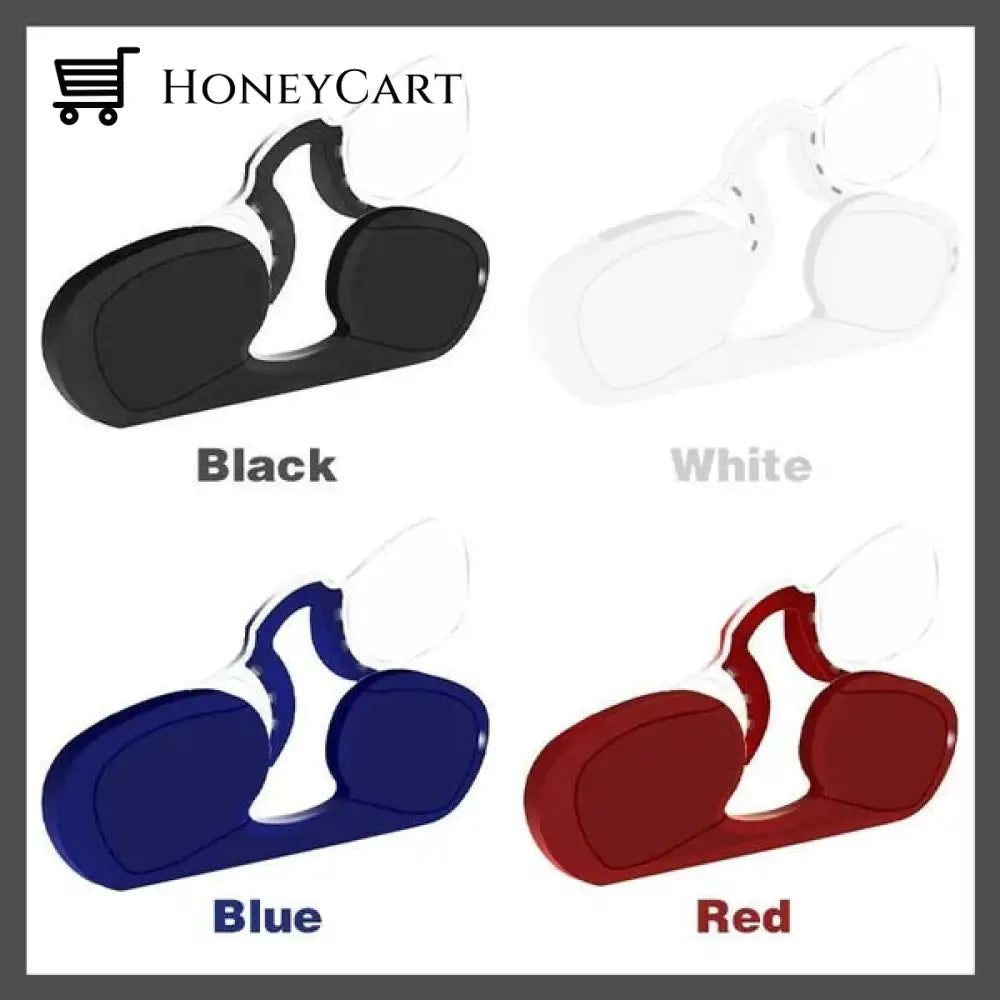 Portable Mini Nose Clip Reading Glasses