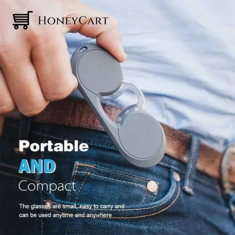 Portable Mini Nose Clip Reading Glasses