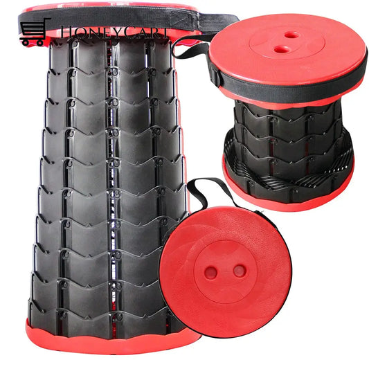 Portable Retractable Telescopic Collapsible Folding Stool