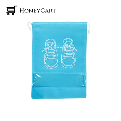 Portable Travel Shoe Bag (5 Pcs) Sky Blue