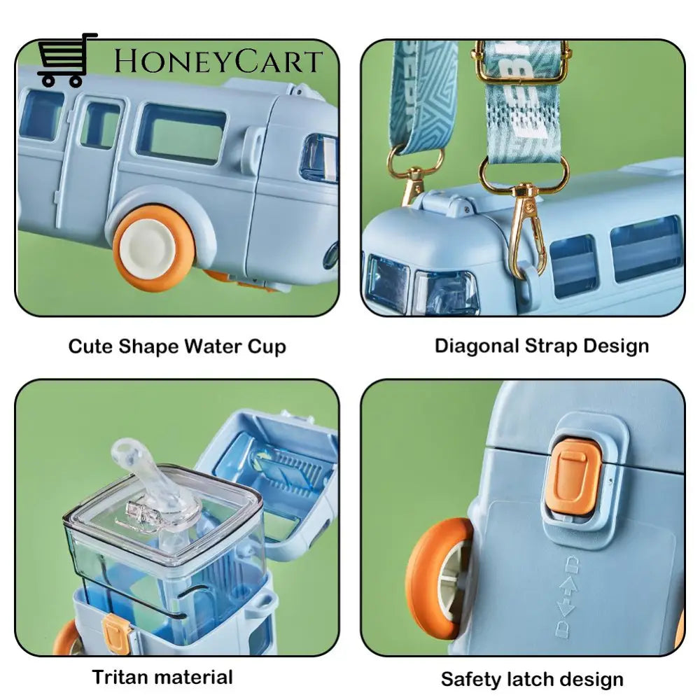 Portable Water Cup In Bus Shape