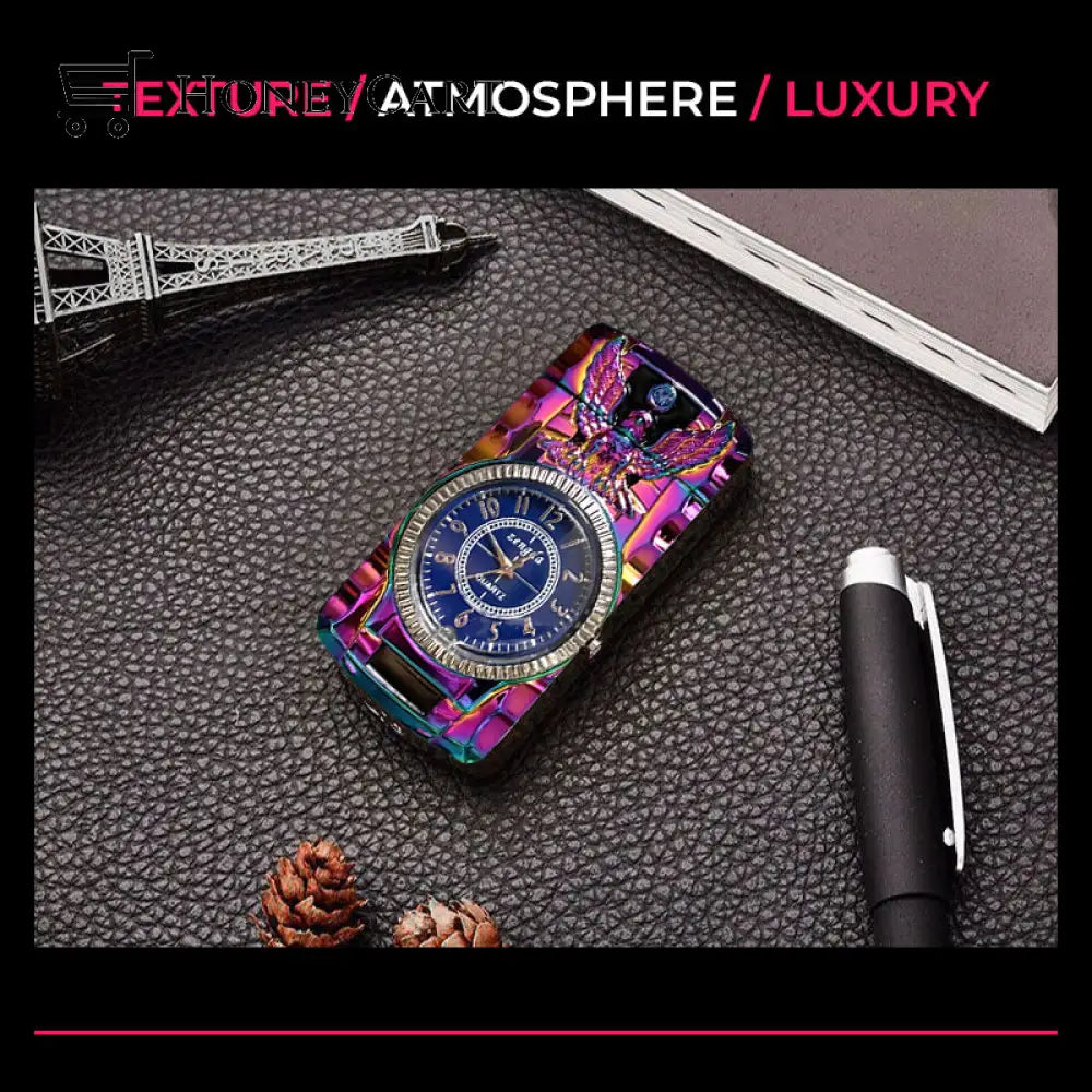 Pousbo® Colorful Lights Watch Lighter50% Off Kitchen & Accessories