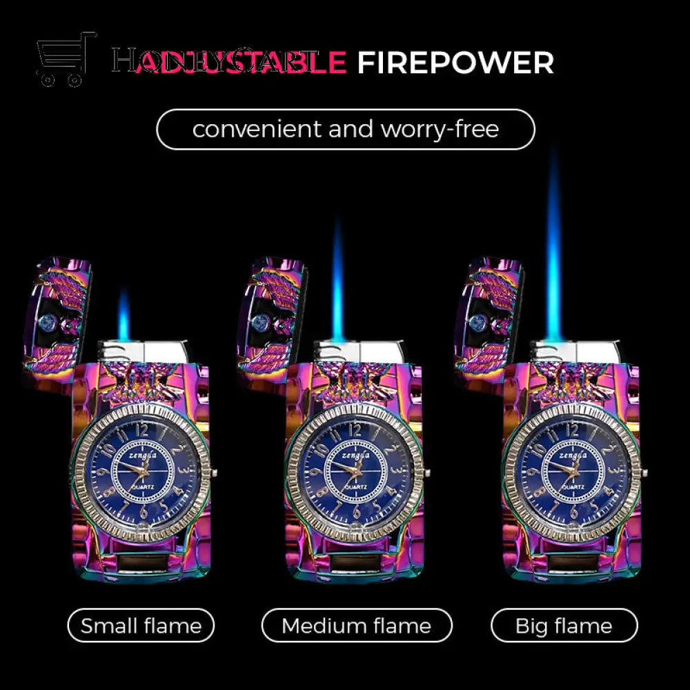 Pousbo® Colorful Lights Watch Lighter50% Off Kitchen & Accessories