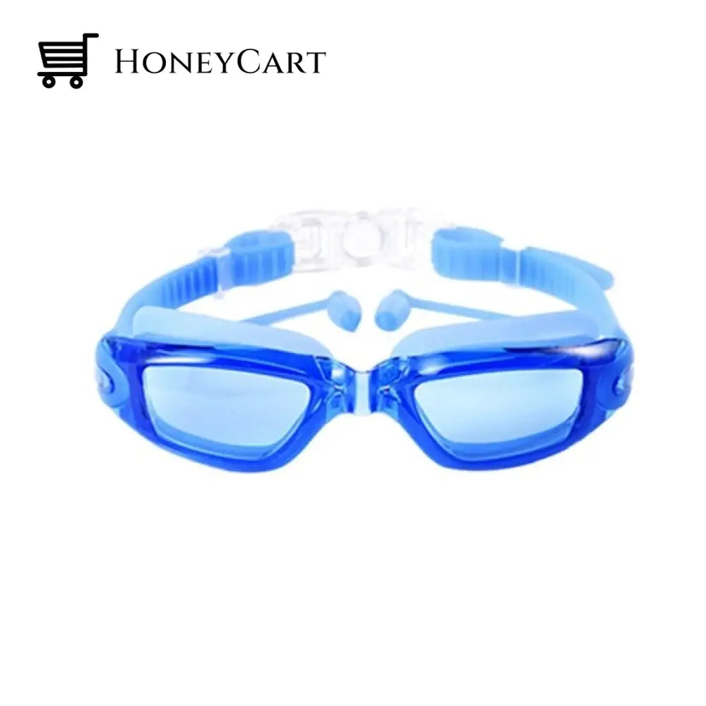 Pro-Hd Swim Goggles With Ear Plugs