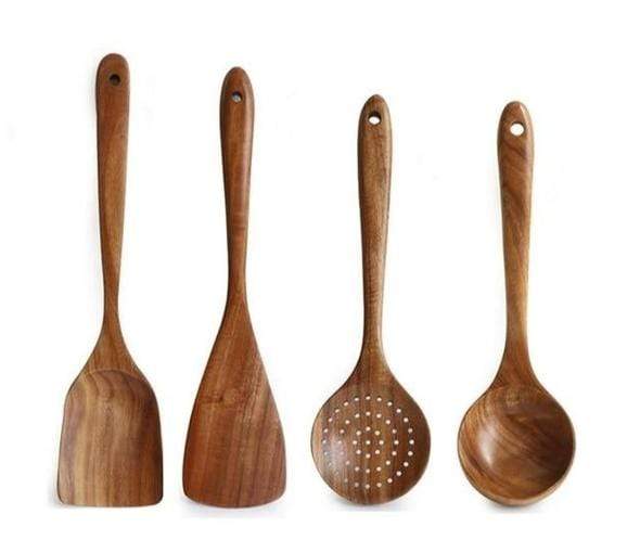 Teak Wooden Utensil Sets