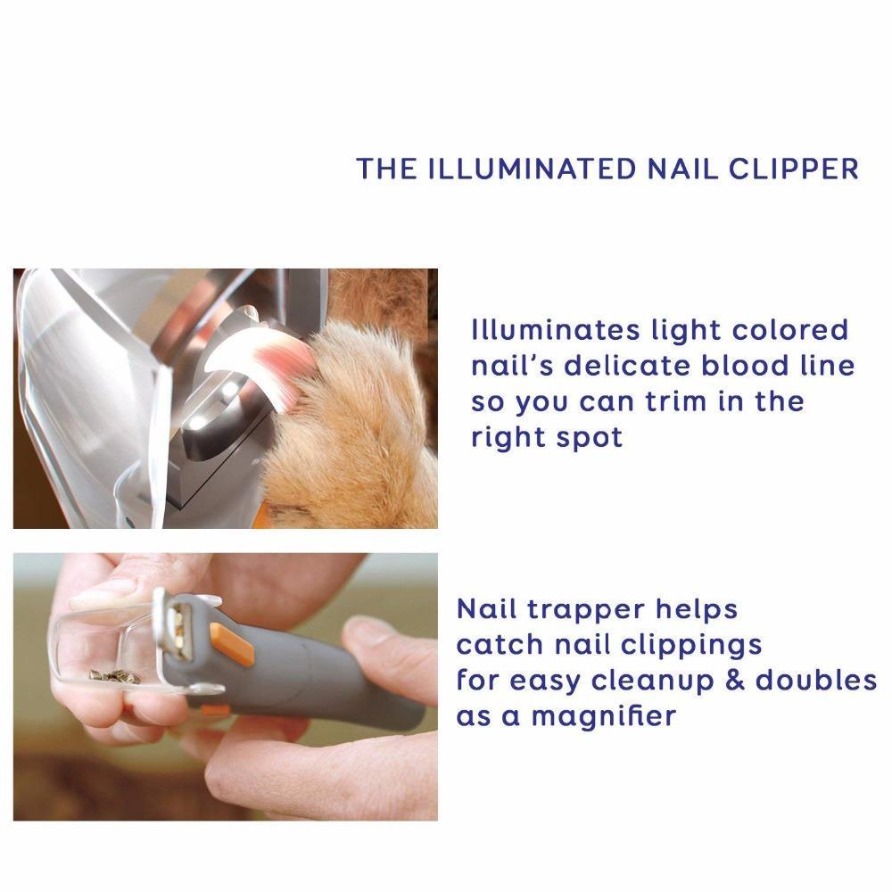 Dog Cat LED Painless Nail Clipper