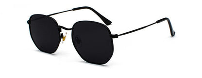 Kachawoo vintage gold sunglasses men square metal frame silver brown black small sun glasses female unisex summer style