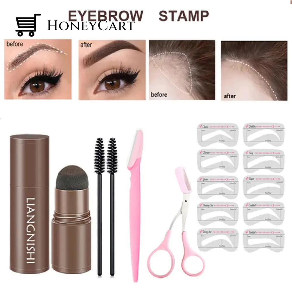 Professional Eyebrow Stamp Shaping Kit Eye