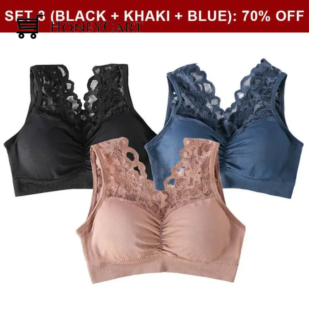 Push Up Comfort Super Elastic Breathable Lace Bra Business & Industrial