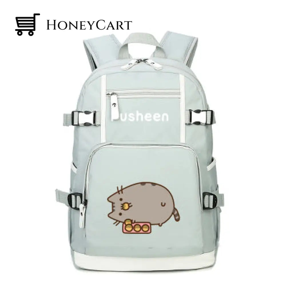 Pusheen The Cat Printing School Backpack Style 1 Backpacks