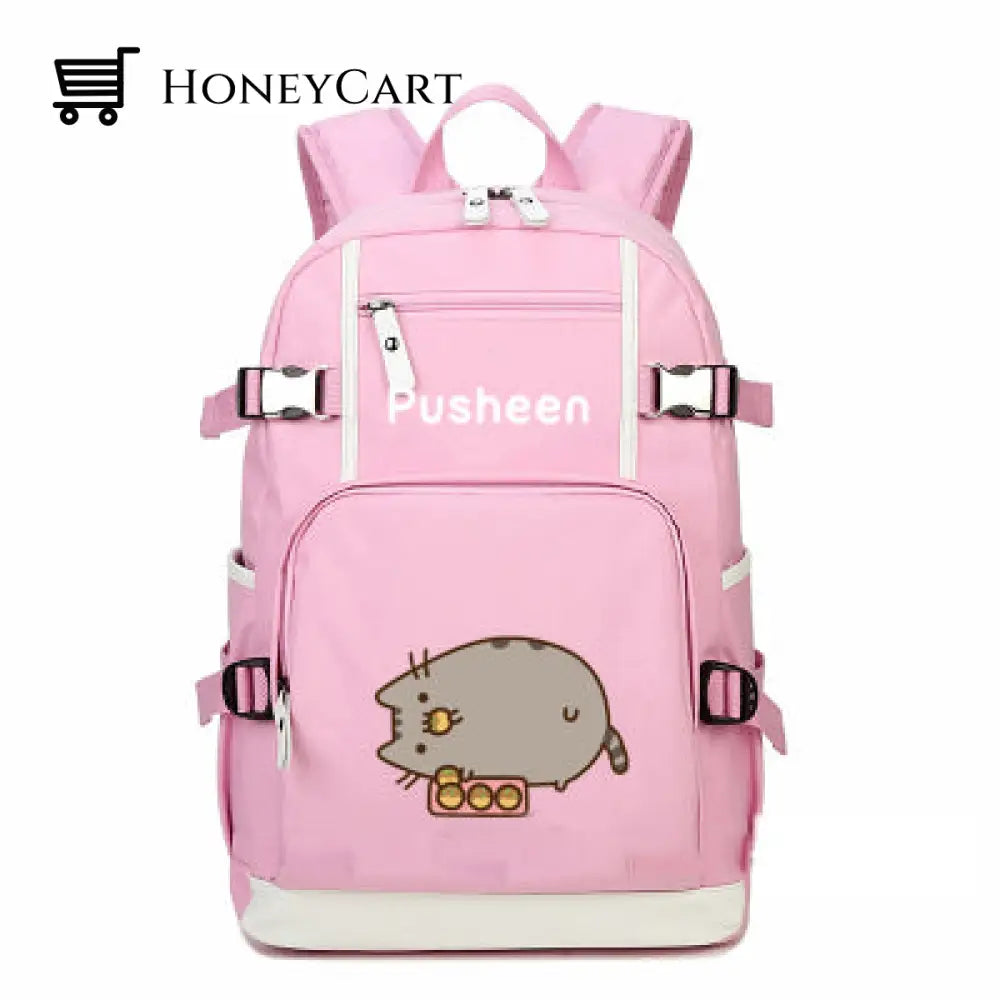 Pusheen The Cat Printing School Backpack Style 21 Backpacks