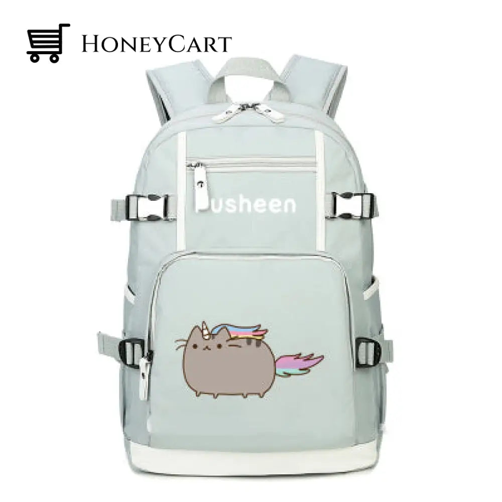 Pusheen The Cat Printing School Backpack Style 4 Backpacks