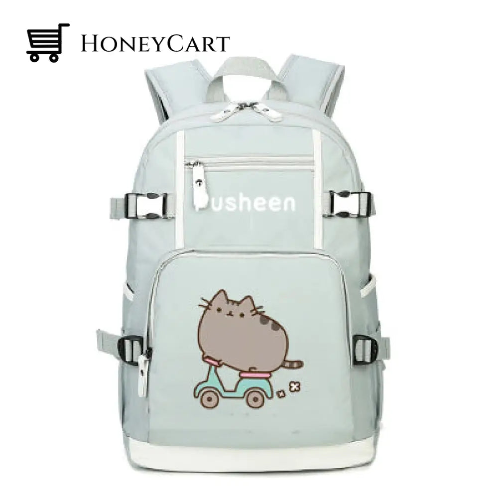 Pusheen The Cat Printing School Backpack Style 6 Backpacks