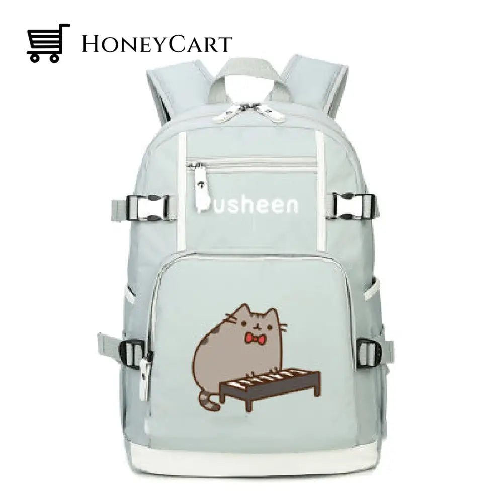 Pusheen The Cat Printing School Backpack Style 8 Backpacks