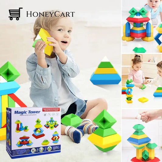 Pyramids Stacking Blocks
