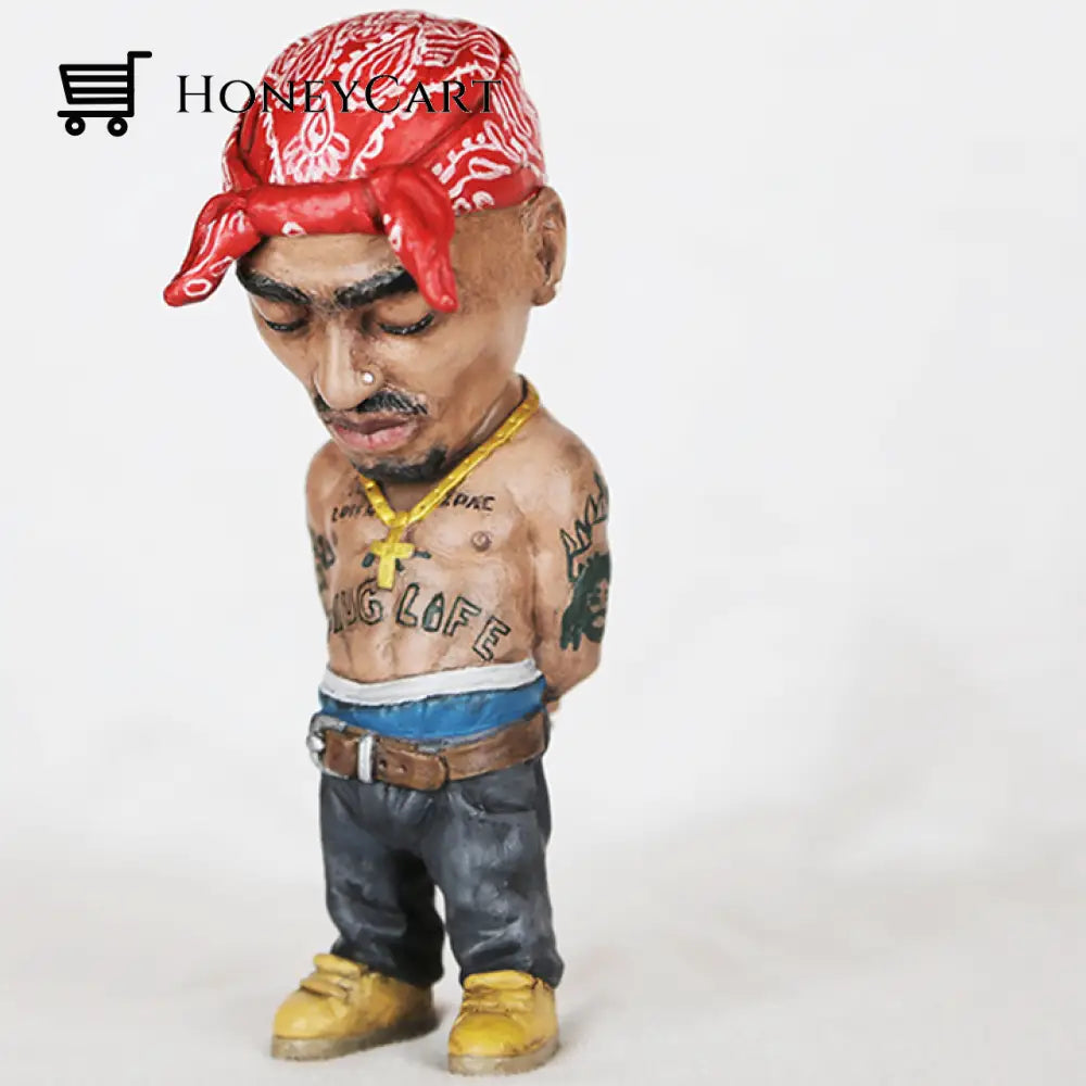 Rapper Sculpture Garden Homies/Garden Holmes Red Scarf Bro