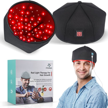 Hair Growth Cap LED Red Light Therapy Devices Anti Hair Loss Massager Helmet