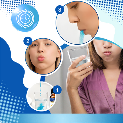 Refreshing White Dental Drops Mouthwash