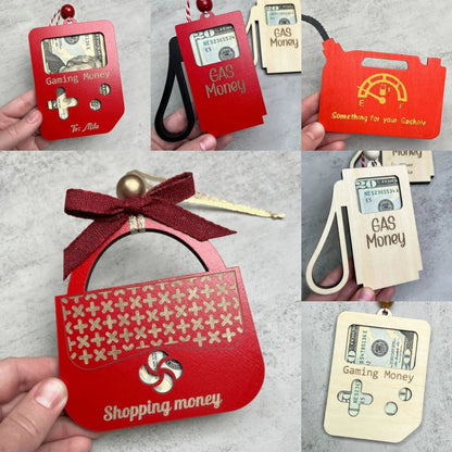 🎅2024 CHRISTMAS GIFT--💸Gas (Shopping)Money Ornament🎁