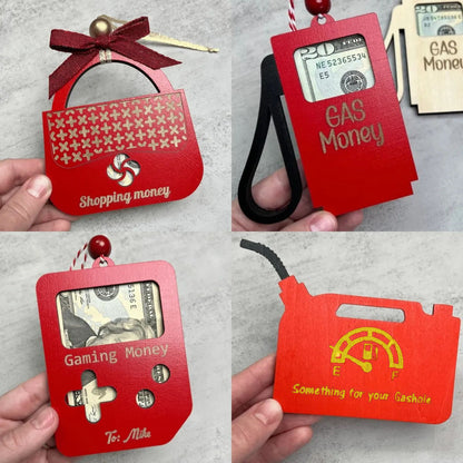 🎅2024 CHRISTMAS GIFT--💸Gas (Shopping)Money Ornament🎁