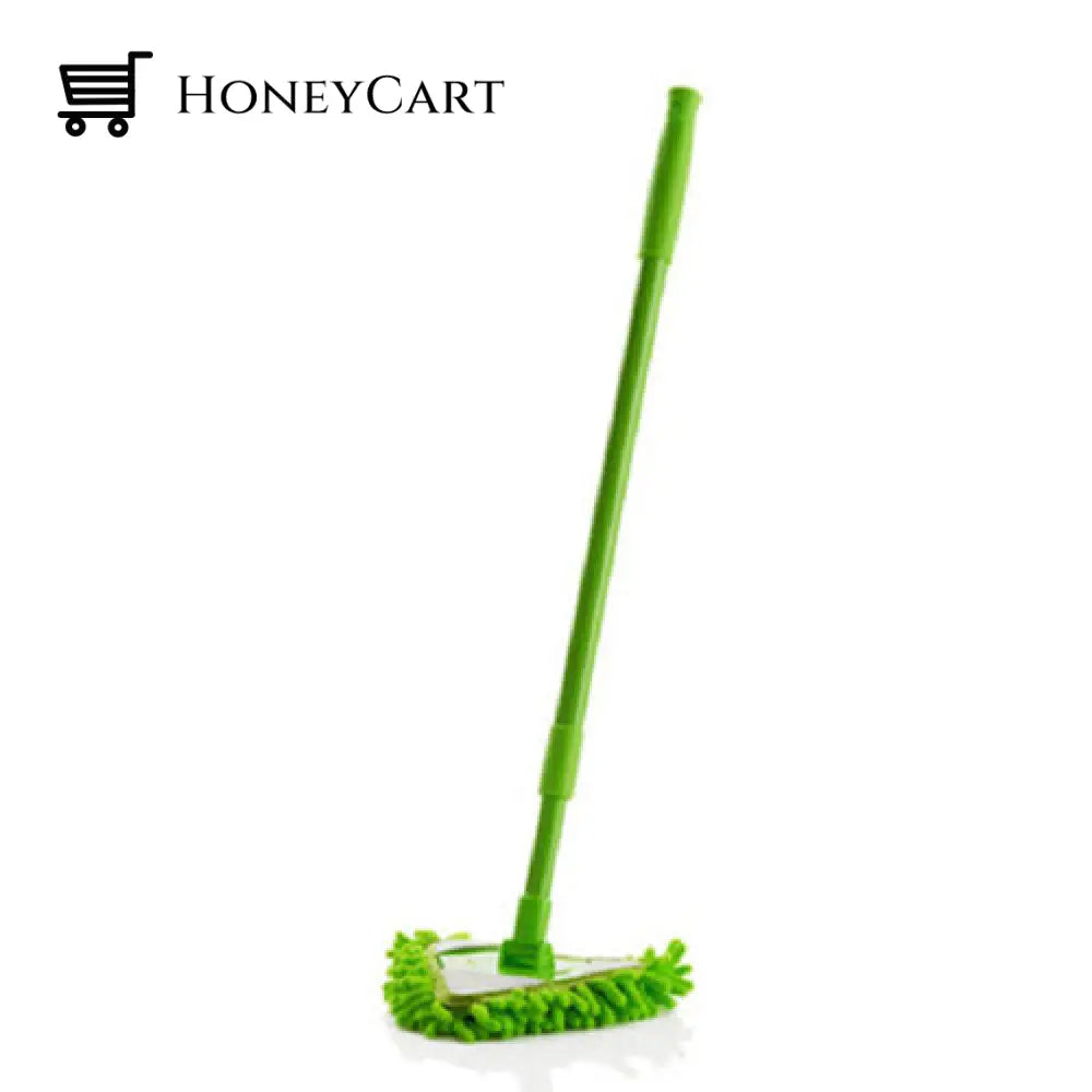 Retractable Household Kitchen Floors Cleaning Triangle Mop For Glass Wall Green Home & Garden