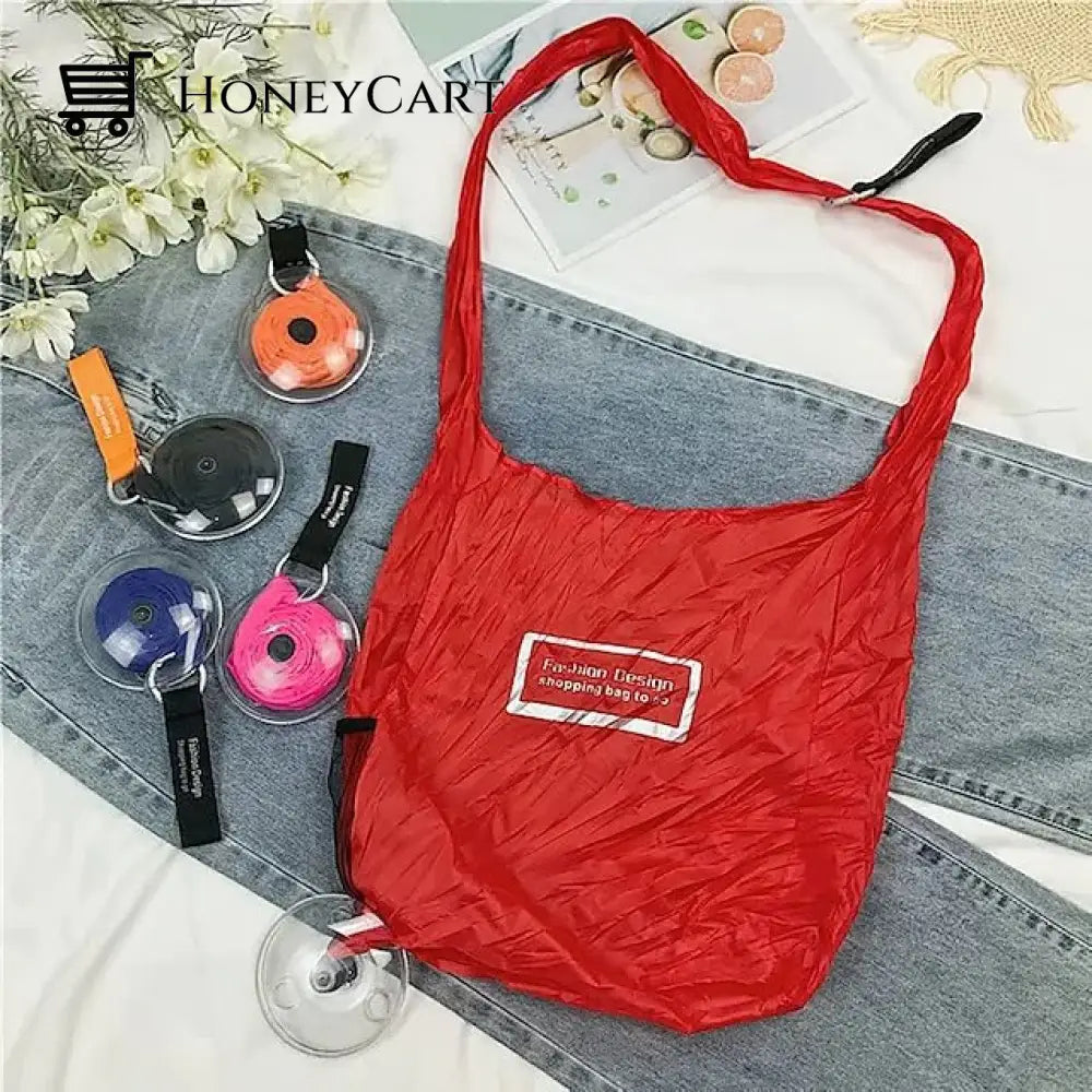 Retractable Storage Bag - Keychain Multifunctional Shopping Home And Kitchen