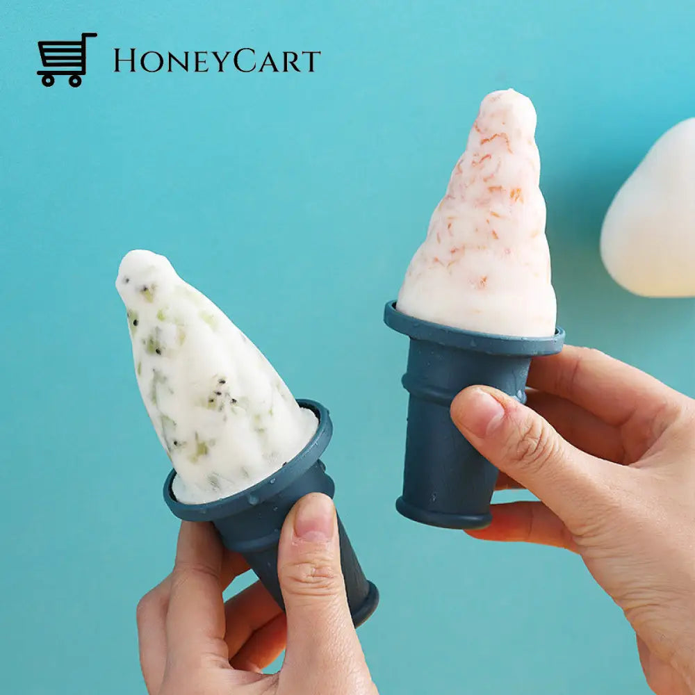 Reusable Ice Cream Popsicle Mold Pack Cones