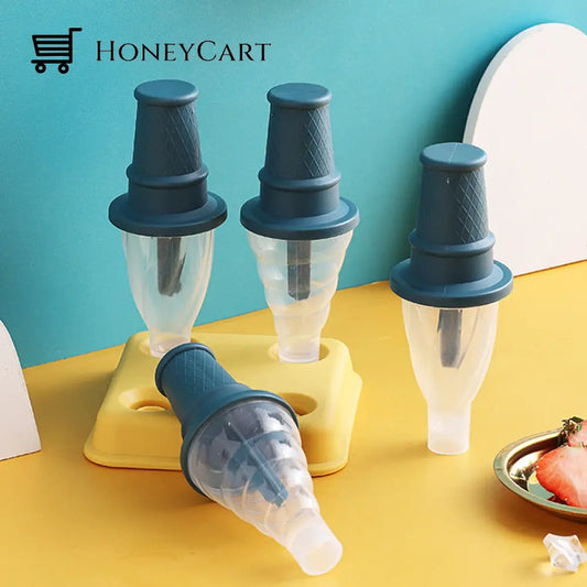 Reusable Ice Cream Popsicle Mold Pack Cones