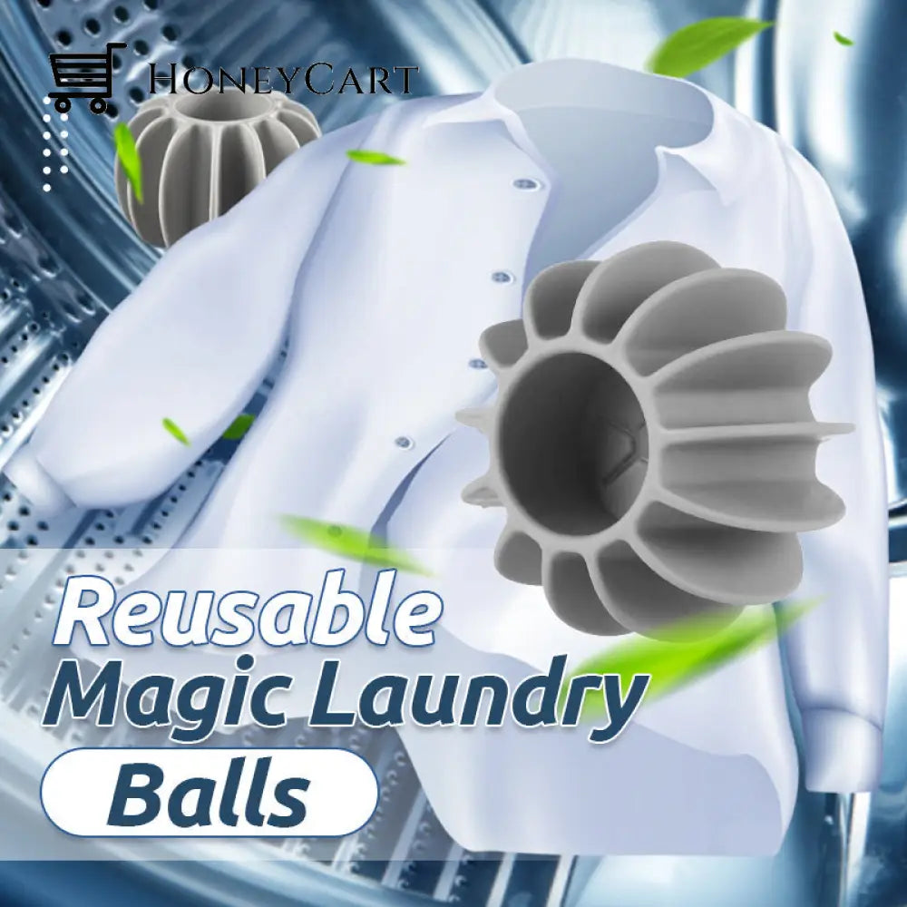 Reusable Magic Laundry Balls Gray / 3 Pcs Houseware & Kitchen