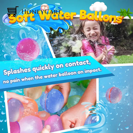 Reusable Soft Water Balloons For Kids Adult Outdoor Party