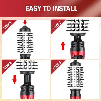 Rotating Hair Dryer Blowout Brush