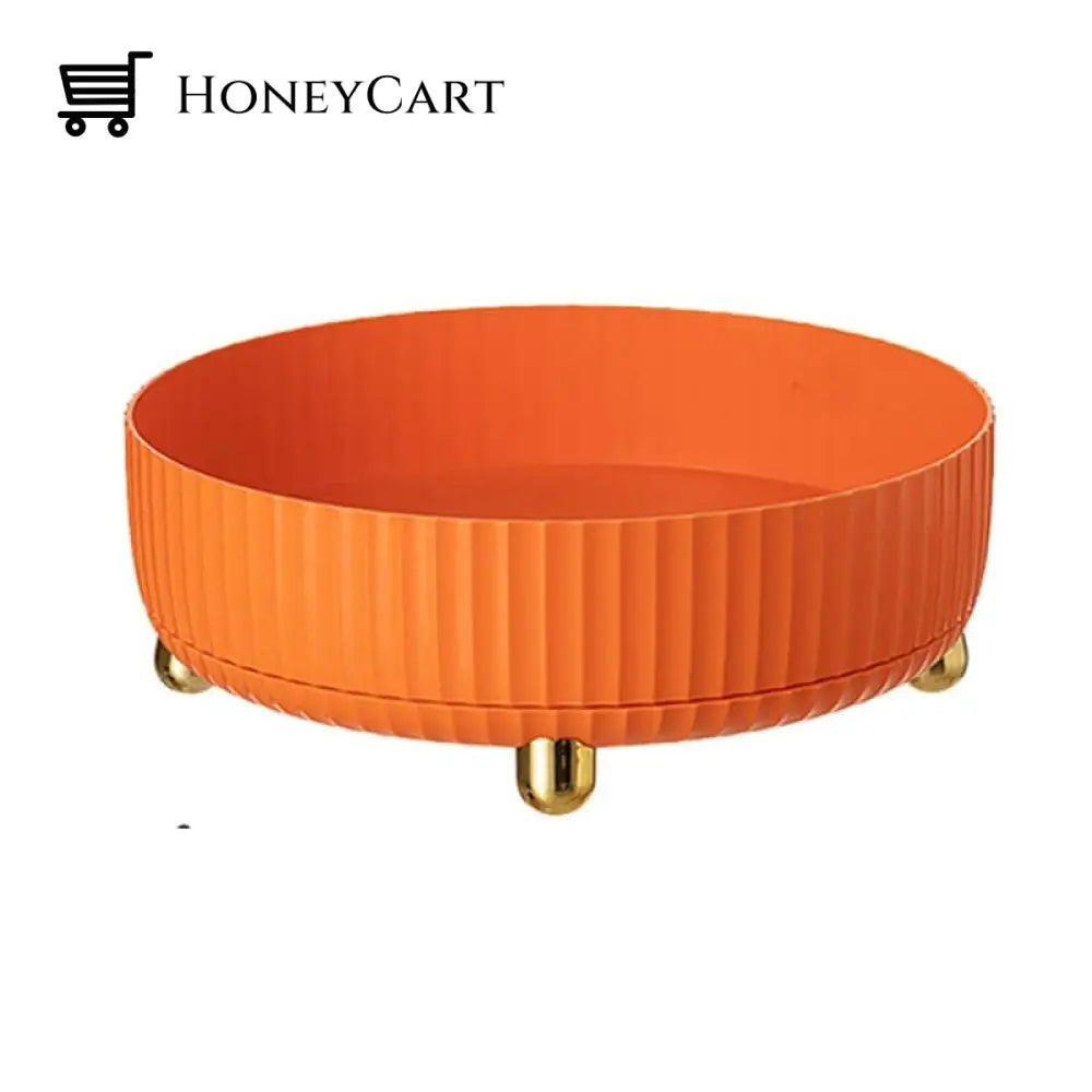 Rotating Storage Rack Orange