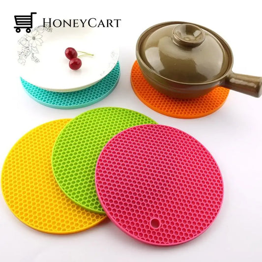 Round Heat Resistant Silicone Mat Home Gadgets