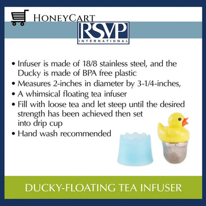 Rsvp Just Ducky Floating Tea Infuser Amazing Lifehacks