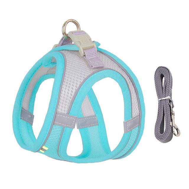 Adjustable Harness and Leash Set for Small Dogs and Cats