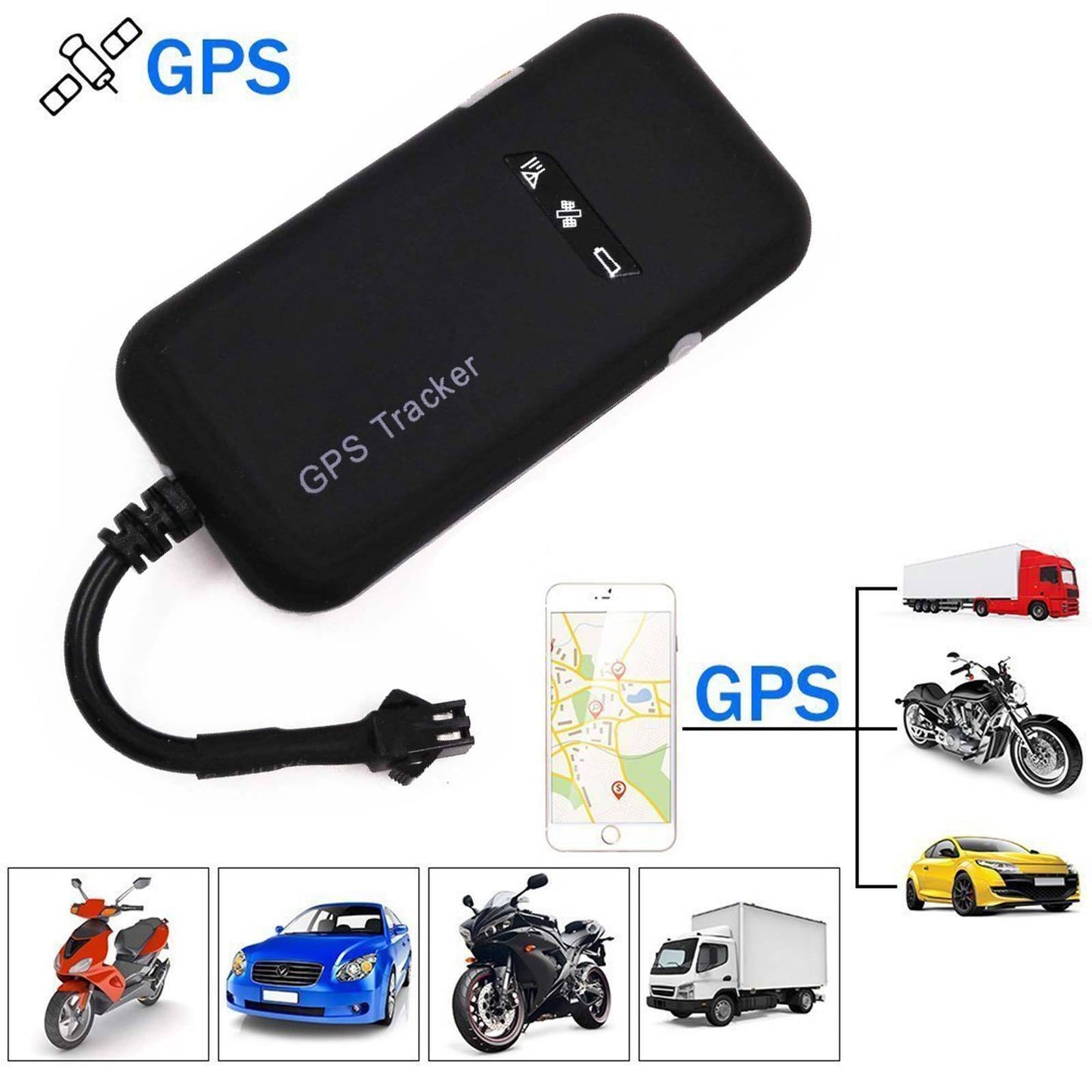 GPS Tracker Strong Magnetic Car Vehicle Tracking Anti-Loss 2024